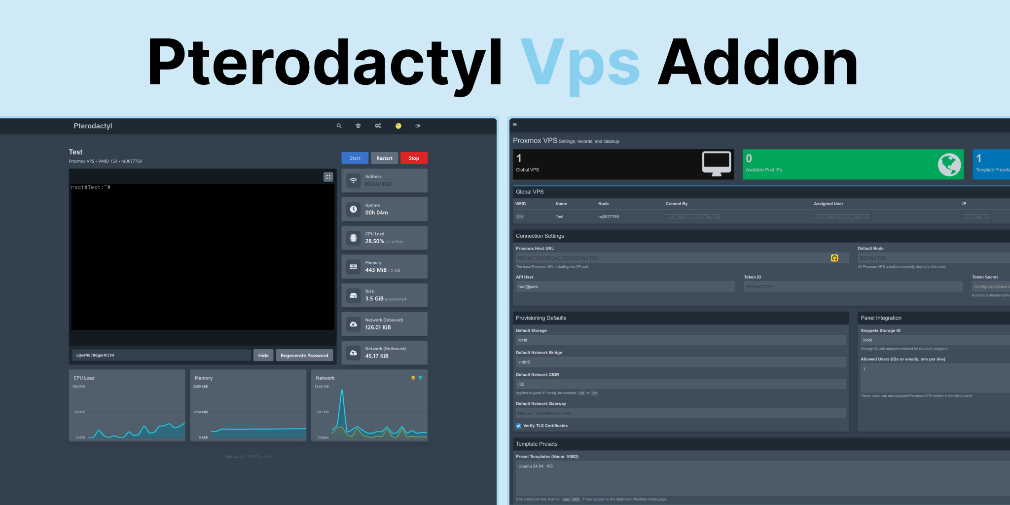 Proxmox In Pterodactyl